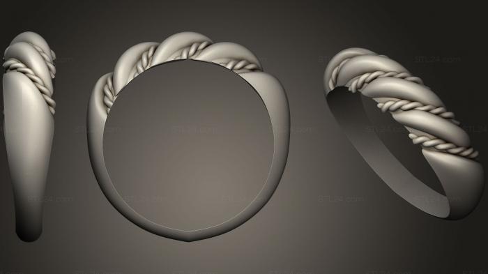 Ювелирные перстни и кольца (Кольцо 102, JVLRP_0584) 3D модель для ЧПУ станка